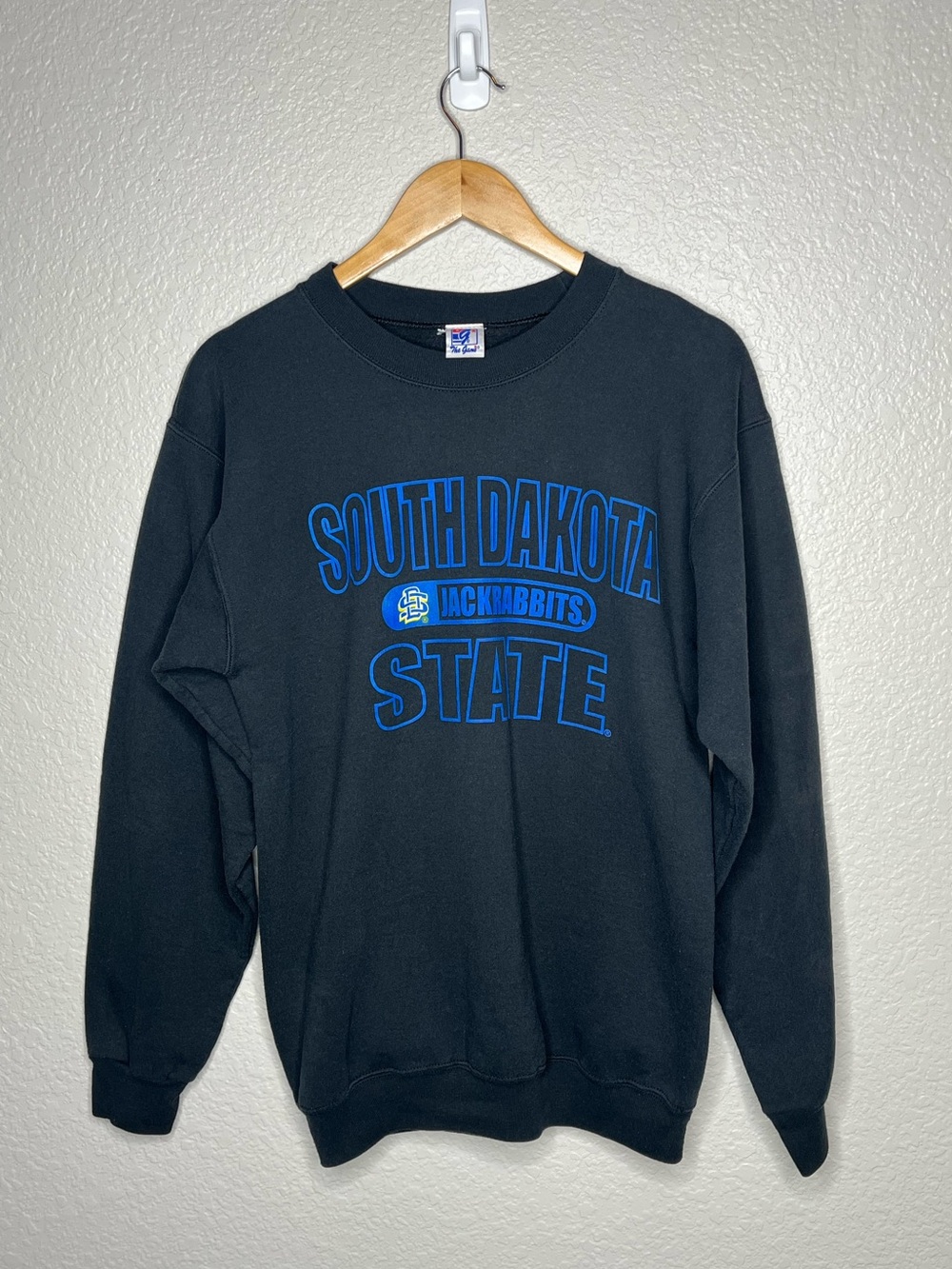 Vintage South Dakota State Jackrabbits The Game Crewneck Sweatshirt Black Blue S